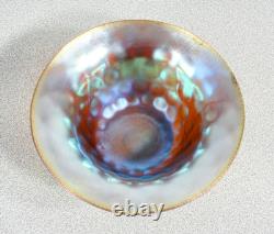 Vase Coupe WMF Série Myra Verre Soufflé Iridescent Époque 1930S Art Nouveau