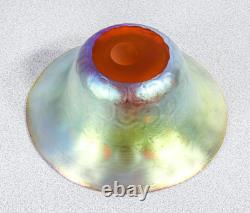 Vase Coupe WMF Série Myra Verre Soufflé Iridescent Époque 1930S Art Nouveau