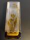 Vase Cristal Givré Baccarat Decors Art Nouveau