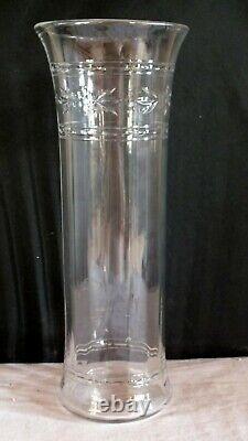 Vase Cristal Taille art nouveau