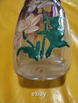 Vase Emaille Art Nouveau 21,5 Cms