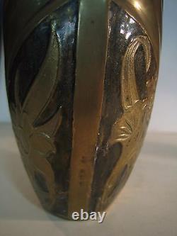 Vase En Bronze Art Nouveau