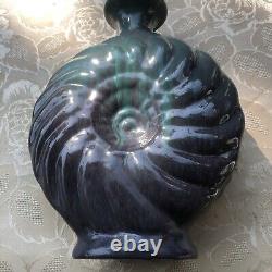 Vase En Céramique Art Nouveau Signé Primavera Pour Le Printemps Forme Gourde