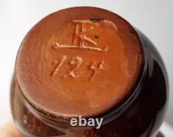 Vase En Céramique Art Nouveau Signé THEODOR KEERL Environ 1910 1920 O26