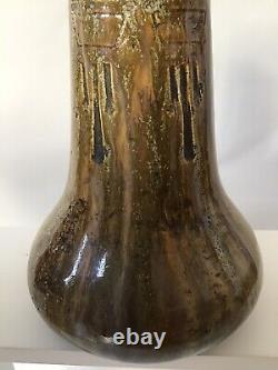 Vase En Gres Art Nouveau Alexandre Bigot