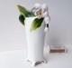 Vase En Porcelaine Art Nouveau Fleurs Peint À La Main Marqué Vers 1910 M165