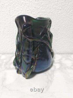 Vase En Verre Art Nouveau, Art Glass