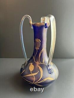 Vase En Verre Irise Loetz Art Nouveau Jugendstil