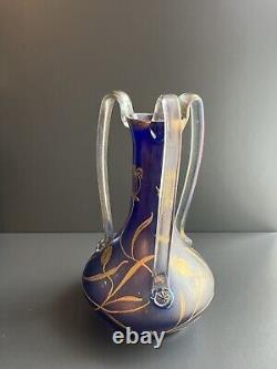 Vase En Verre Irise Loetz Art Nouveau Jugendstil