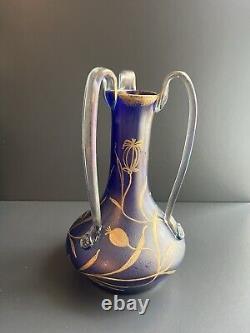 Vase En Verre Irise Loetz Art Nouveau Jugendstil