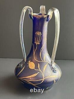 Vase En Verre Irise Loetz Art Nouveau Jugendstil