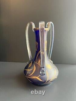 Vase En Verre Irise Loetz Art Nouveau Jugendstil