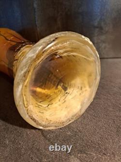 Vase En Verre émaillé De Legras Art Nouveau
