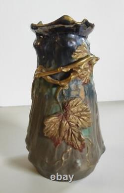 Vase Ernst Wahliss Turn Vienna art nouveau 23 x 13 cm