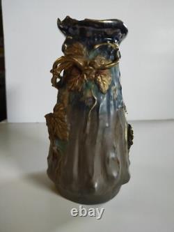Vase Ernst Wahliss Turn Vienna art nouveau 23 x 13 cm