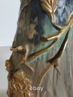 Vase Ernst Wahliss Turn Vienna art nouveau 23 x 13 cm