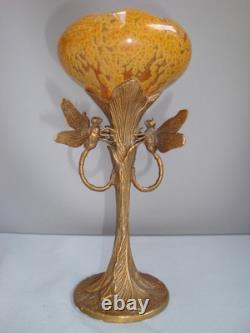 Vase Figurine Libellule Animalier Style Art Deco Style Art Nouveau Porcelaine