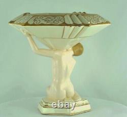 Vase Figurine Mata Hari Baigneuse Pin-up Sexy Style Art Deco Style Art Nouveau P
