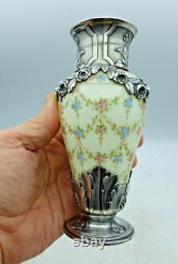 Vase Gallia Metal Argente