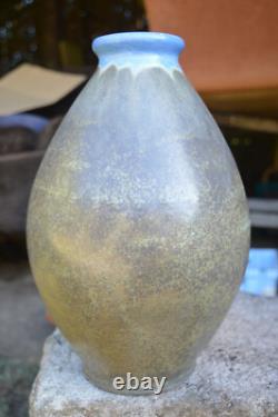Vase Grès Art Nouveau Louis Lourioux Non Signé Hauteur 32,5cm