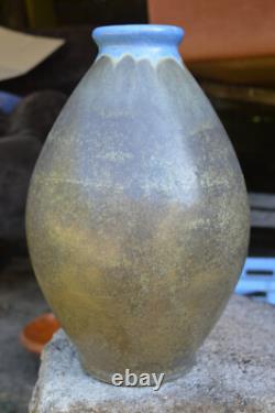 Vase Grès Art Nouveau Louis Lourioux Non Signé Hauteur 32,5cm