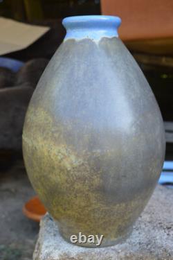 Vase Grès Art Nouveau Louis Lourioux Non Signé Hauteur 32,5cm