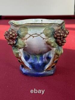 Vase Impérial Coupelle AMPHORA AUSTRIA Art Nouveau Debut XXe Signé Numéroté