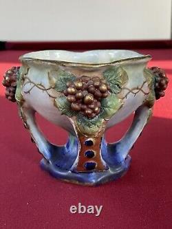 Vase Impérial Coupelle AMPHORA AUSTRIA Art Nouveau Debut XXe Signé Numéroté