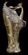 Vase Jugendstil Avec Héron Art Nouveau Veronese Décoration Héron