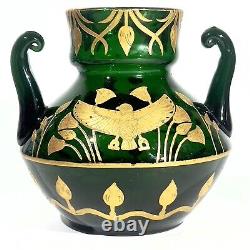 Vase Jules Mabut Paris 1900's Art Nouveau Egyptomanie Georges Rouard era Gallé