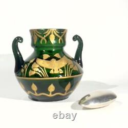 Vase Jules Mabut Paris 1900's Art Nouveau Egyptomanie Georges Rouard era Gallé