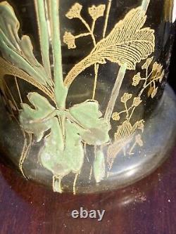 Vase LEGRAS Art Nouveau 27 Cm No Émile Gallé Verrerie