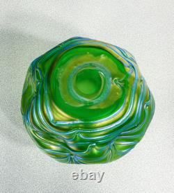 Vase Loetz Formosa Crète 1902 Verre Soufflé Iridescent Époque Art Nouveau
