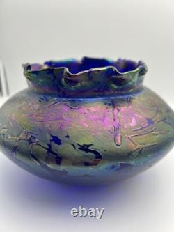 Vase Loetz Ou Kralik En Verre Irisé Art Nouveau