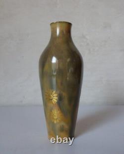 Vase Manufacture de Sèvres 1903 céramique grès or Art Nouveau XXe 1900 miniature