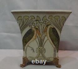 Vase Marabout Oiseau Style Art Deco Style Art Nouveau Porcelaine