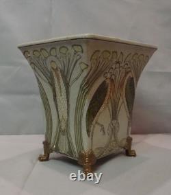 Vase Marabout Oiseau Style Art Deco Style Art Nouveau Porcelaine
