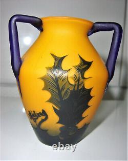 Vase Richard art nouveau époque Gallé et Daum