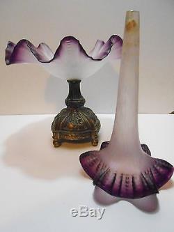 Vase / Tulipier / Soliflore Pate De Verre Art Nouveau / Glass Vase / No Muller