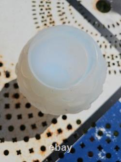Vase VERLYS papillon verre opalescent Art Déco Nouveau Sabino Lalique Daum XXE
