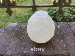 Vase VERLYS papillon verre opalescent Art Déco Nouveau Sabino Lalique Daum XXE