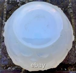 Vase VERLYS papillon verre opalescent Art Déco Nouveau Sabino Lalique Daum XXE