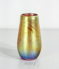 Vase Vasetto WMF Série Myra Verre Soufflé Iridescent Époque 1930 Art Nouveau