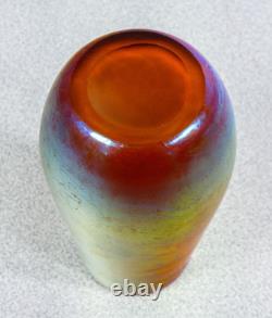 Vase Vasetto WMF Série Myra Verre Soufflé Iridescent Époque 1930 Art Nouveau