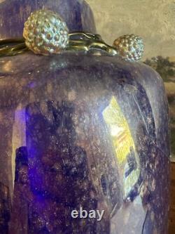 Vase Verre Irisé Loetz Art Nouveau Vers 1900