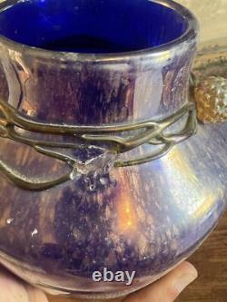 Vase Verre Irisé Loetz Art Nouveau Vers 1900