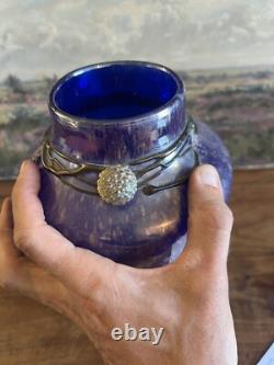Vase Verre Irisé Loetz Art Nouveau Vers 1900