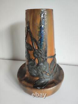 Vase XXL Ancien Jean Langlade Art Nouveau