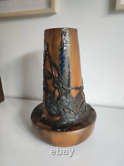 Vase XXL Ancien Jean Langlade Art Nouveau