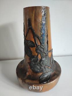 Vase XXL Ancien Jean Langlade Art Nouveau
